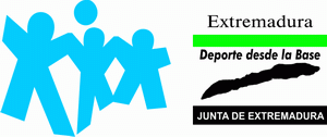 Logotipo Extremadura Deporte desde la Base